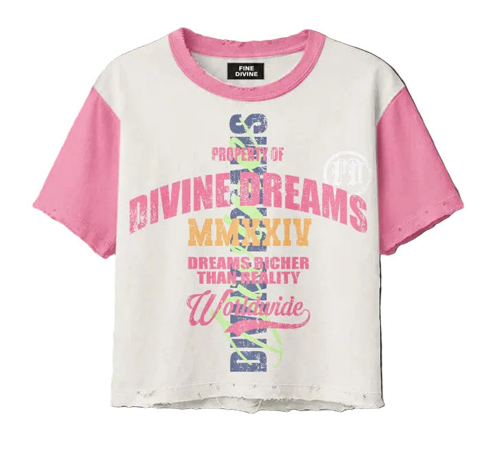 Divine Dreams Varsity Pink