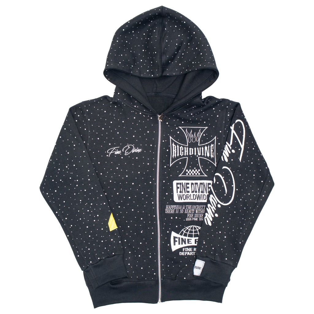 Fine Divine Midnight Rhinestone